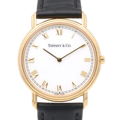 ティファニー TIFFANY&Co. クラシック 腕時計 18金 K18イエロー ...