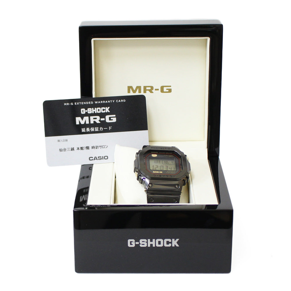 ジーショック MR-G 腕時計 時計 チタン MRG-B5000B-1JR ソーラー電波時計 メンズ 1年保証 G-SHOCK  ジーショック