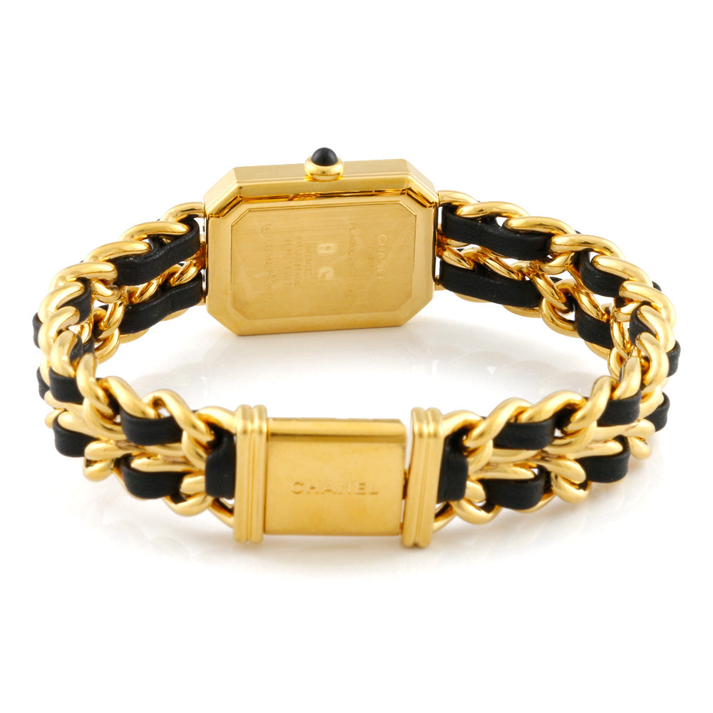 CHANEL レザーゴールドブレスレット