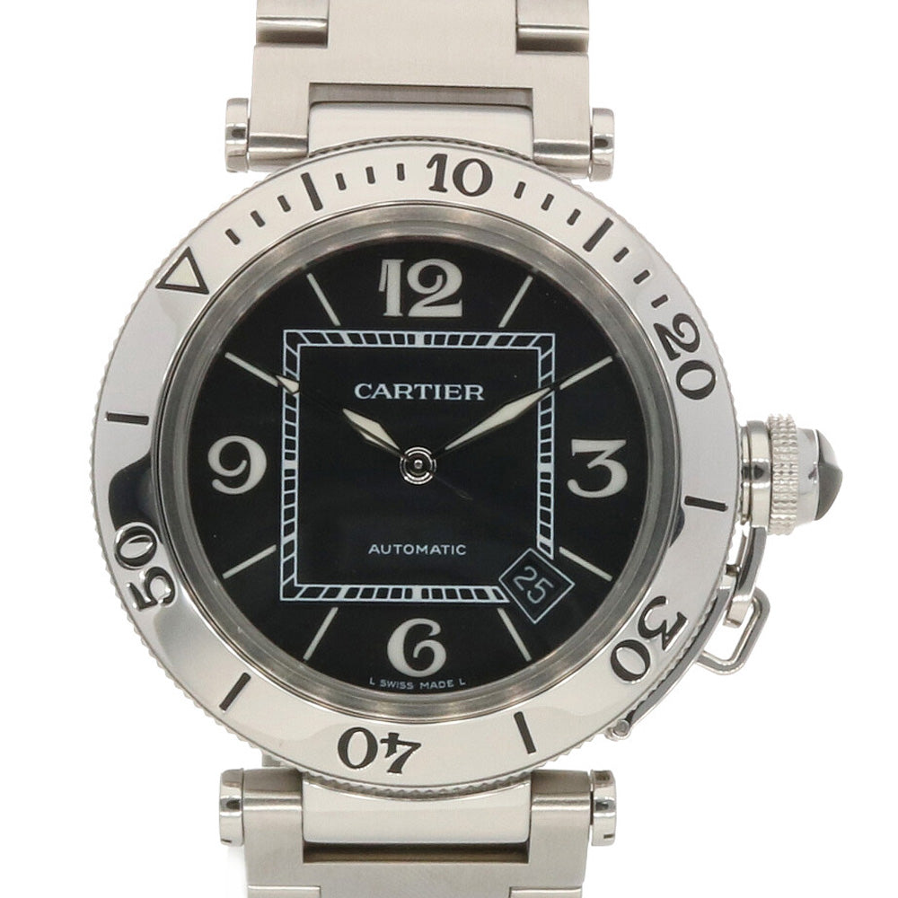 中古】 カルティエ CARTIER SS 腕時計 パシャ シータイマー ステンレス