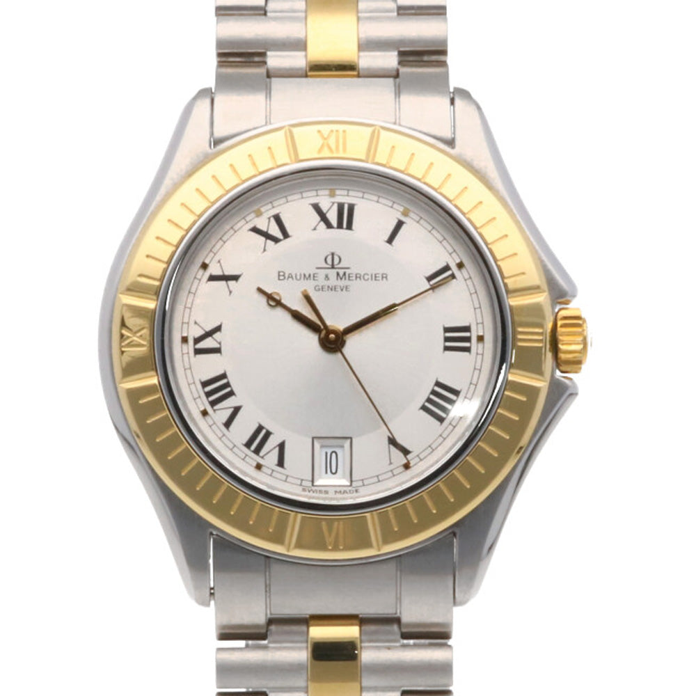 中古】 ボーム＆メルシェ Baume & Mercier マリブデイト SS GP 腕時計 