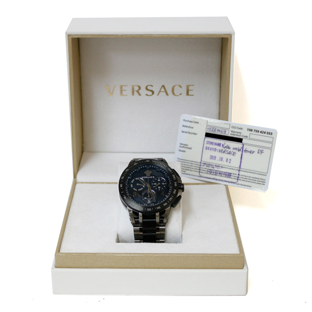 Versace VERSACE Watch Stainless Steel VERB00618 Men s Used 1 Year War