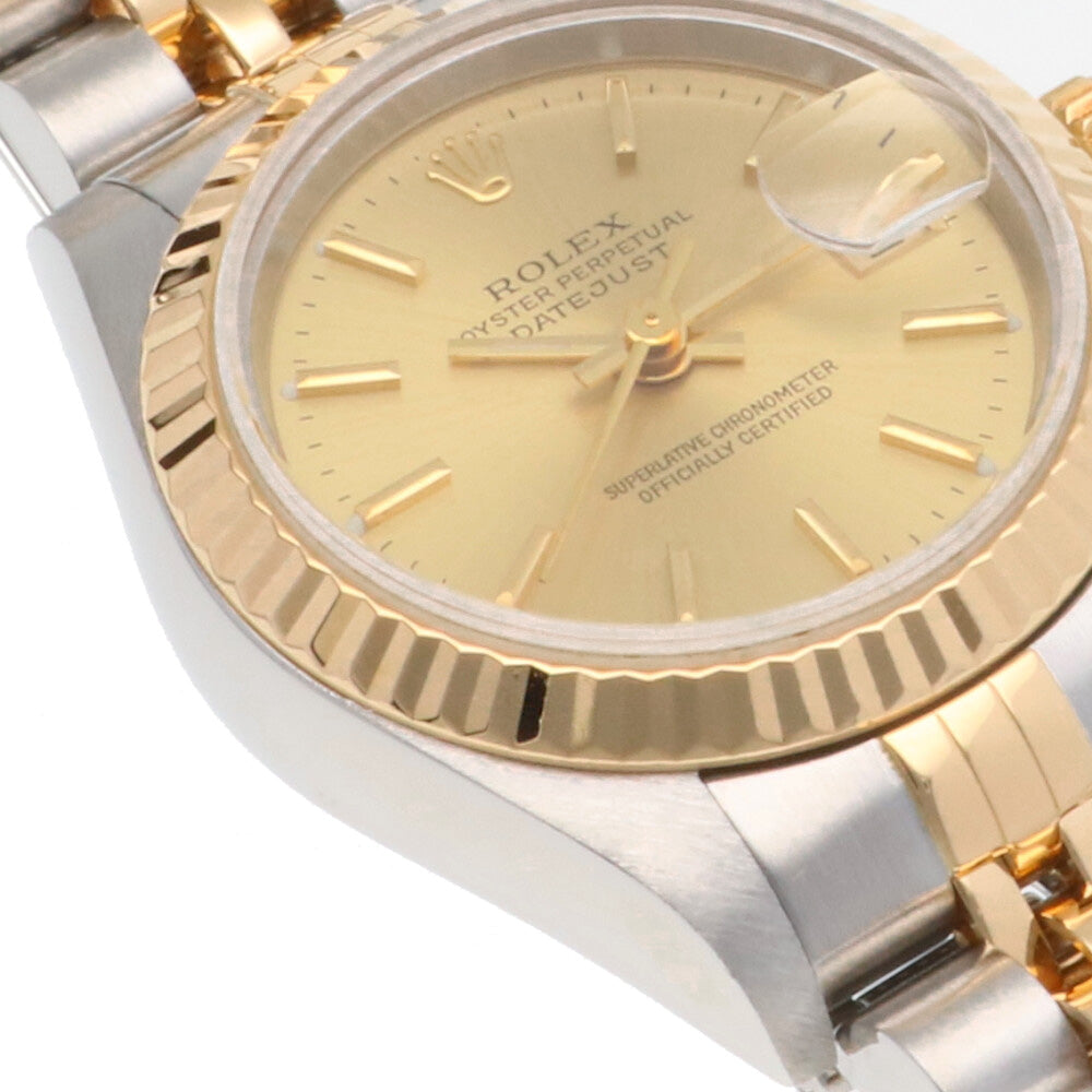 中古】 ロレックス ROLEX デイトジャスト SS K18YG 腕時計 A番 1998年～1999年式 オイスターパーペチュアル ステン –  【公式】リサイクルキング オンラインショップ