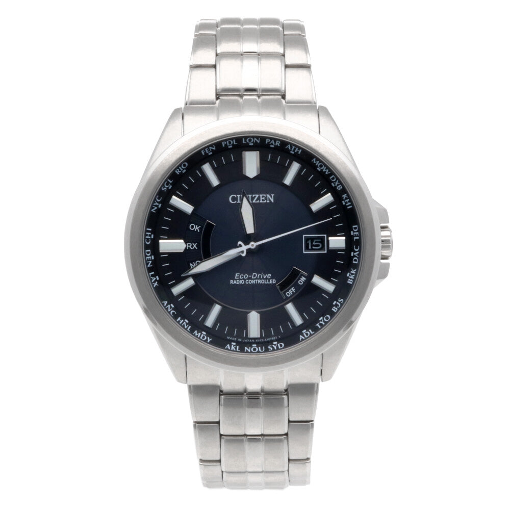 シチズン CITIZEN エコドライブ 腕時計 ステンレススチール H145 SO73545 S メンズ 中古 【1年保証】