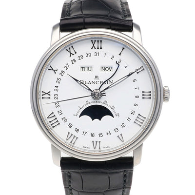 ブランパン ヴィルレ 腕時計 時計 Pt950プラチナ NO66950034027A 自動巻き メンズ 1年保証 Blancpain