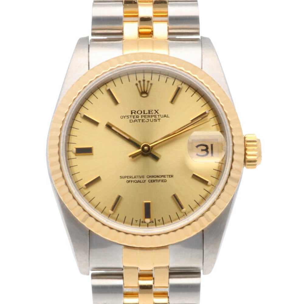 ロレックス ROLEX デイトジャスト オイスターパーペチュアル 腕時計 ステンレススチール 68273 ユニセックス 中古 【1年保証】 –  【公式】リサイクルキング オンラインショップ