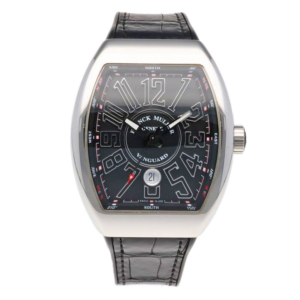 フランクミュラー ヴァンガード 腕時計 時計 ステンレススチール V 45 SC DT 自動巻き メンズ 1年保証 FRANCK MULLER  フランクミュラー