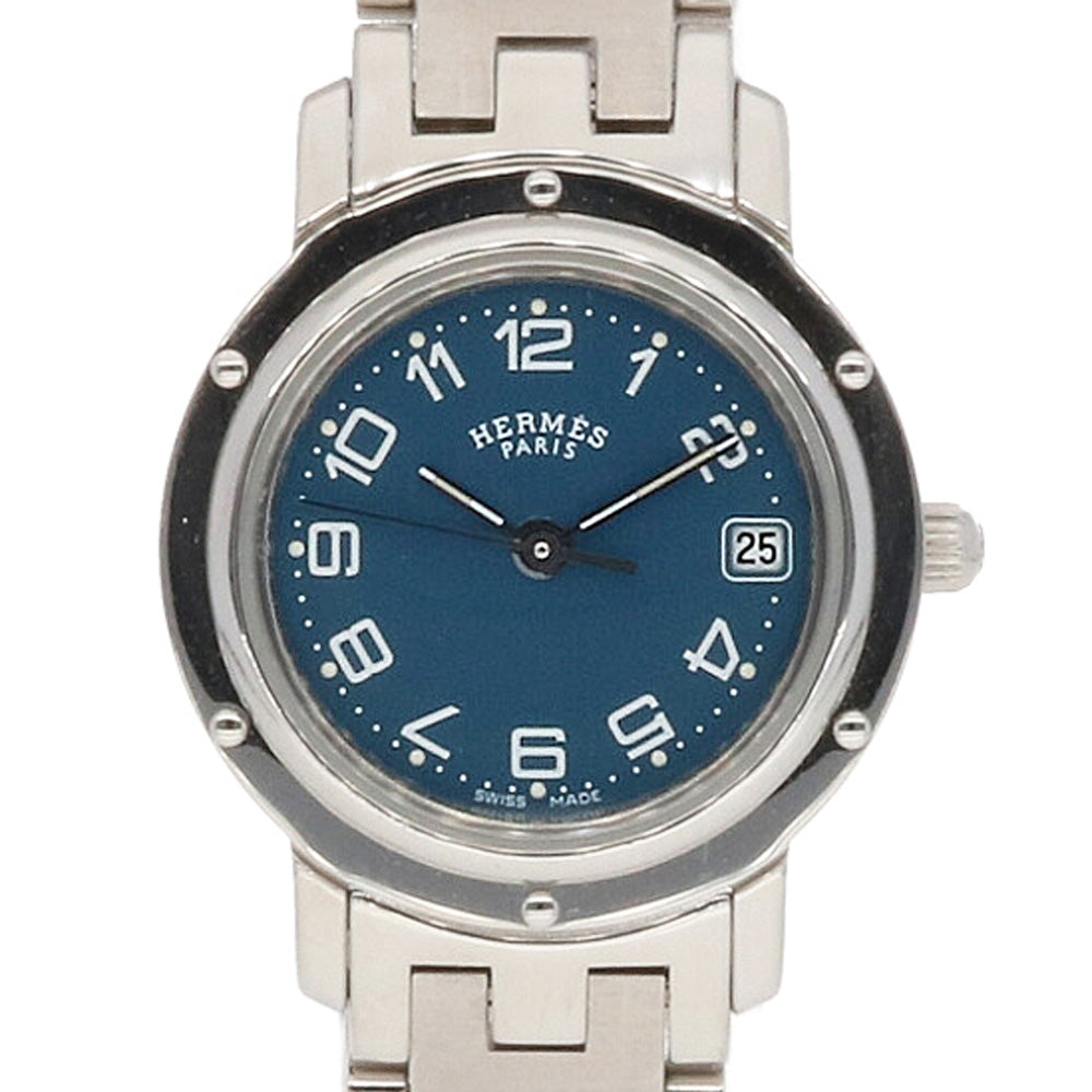 エルメス HERMES クリッパー 腕時計 ステンレススチール CL4.210