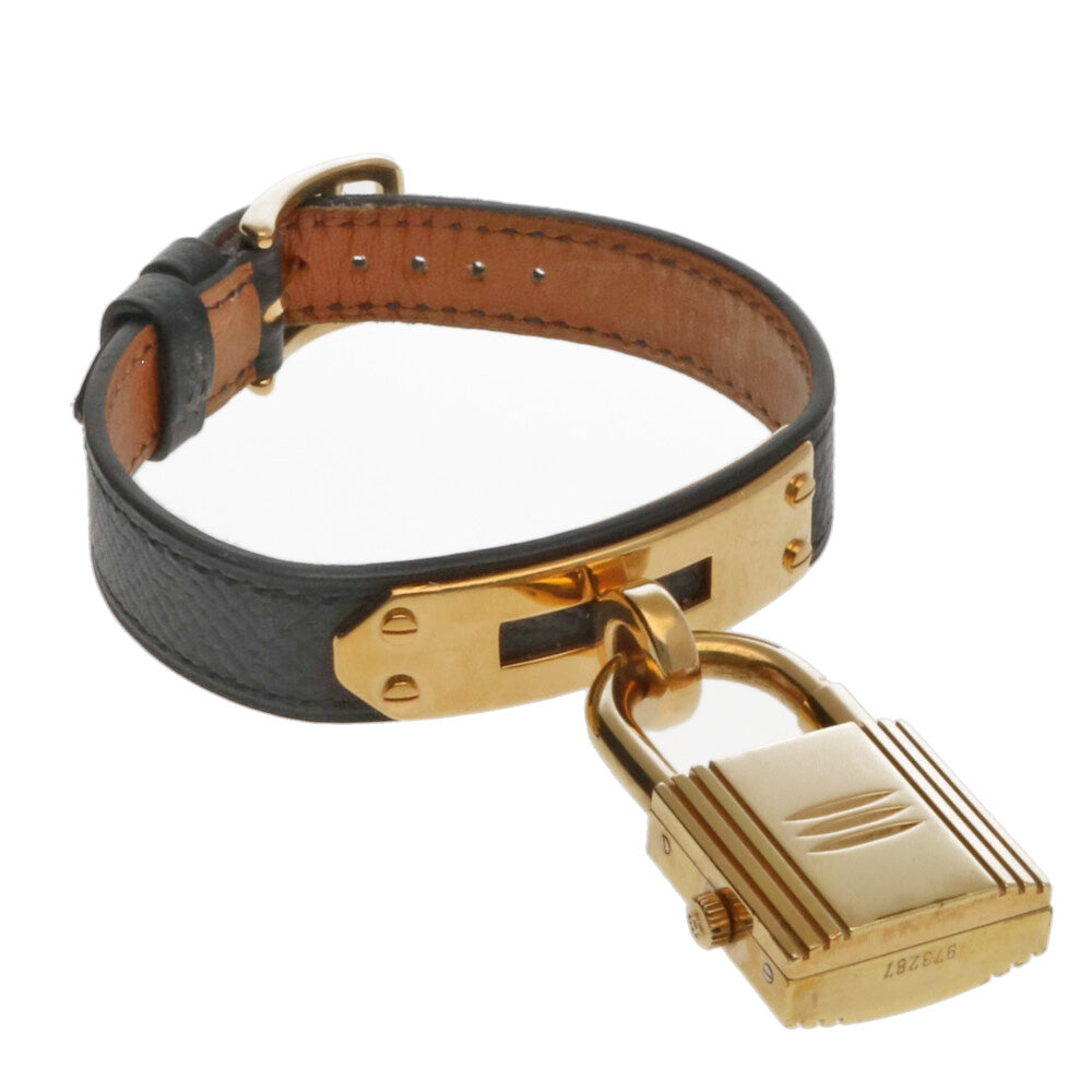 中古】 エルメス HERMES GP 腕時計 カデナ ケリーウォッチ GP レザー  