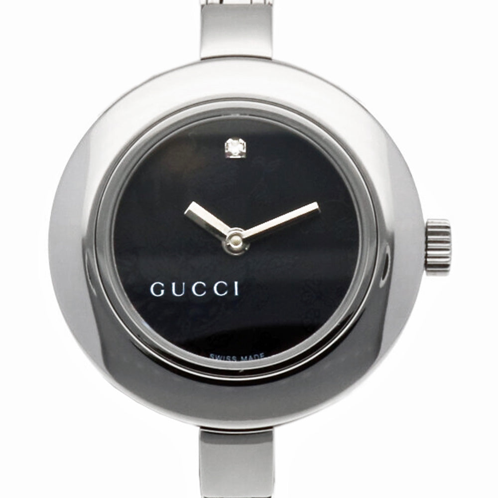 GUCCI レディース 時計 黒 ステンレススチール GUCCI レディース 時計 黒 ステンレススチール