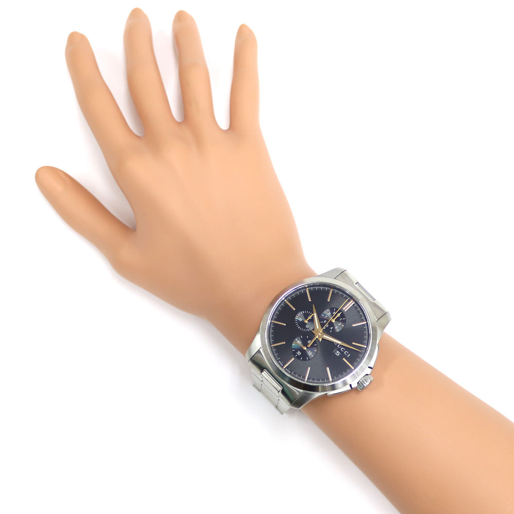 中古】 グッチ GUCCI SS 腕時計 Gタイムレス クロノグラフ