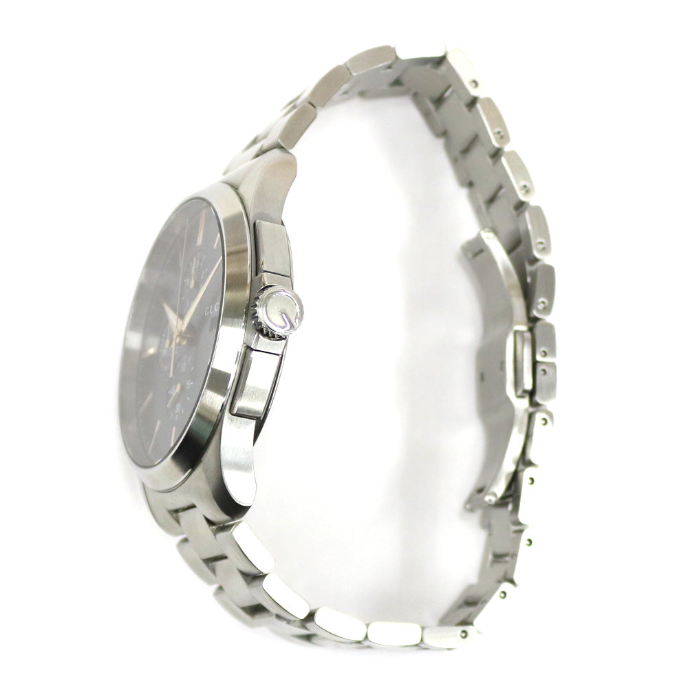 中古】 グッチ GUCCI SS 腕時計 Gタイムレス クロノグラフ ステンレス