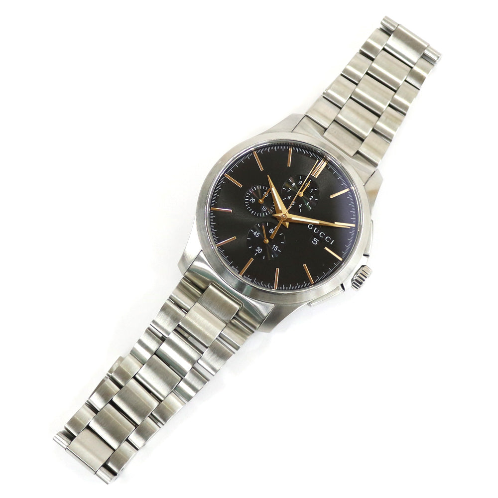 中古】 グッチ GUCCI SS 腕時計 Gタイムレス クロノグラフ
