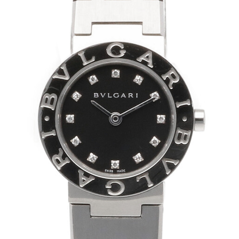 ブルガリ BVLGARI ブルガリブルガリ BB23SS レディース 腕時計 デイト ピンクシェル クォーツ ウォッチ BVLGARIBVLGARI 90238673 中古)BVLGARI ブルガリ ブルガリ・ブルガリ BB23SS WHシェル（商品ID