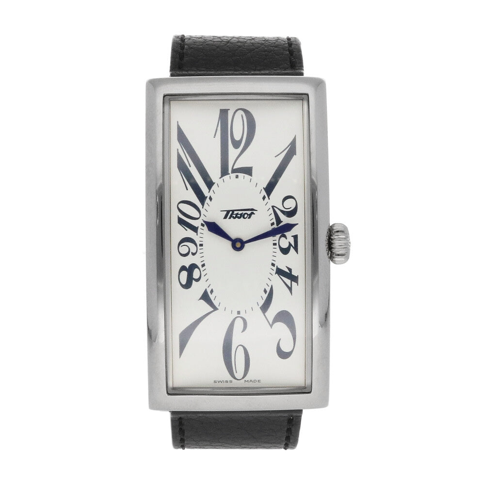 中古】 ティソ TISSOT SS 腕時計 バナナ ステンレススチール レザー
