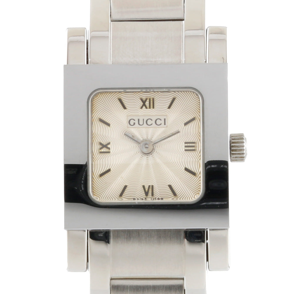 Used Gucci SS watch stainless steel 7900P silver ladies SH BIM