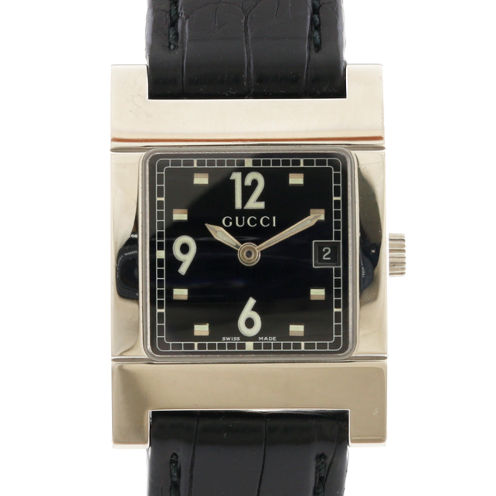 119 GUCCI レディース 時計 スクエア 600J ブラック シンプル 119 GUCCI レディース 時計 スクエア 600J ブラック シンプル