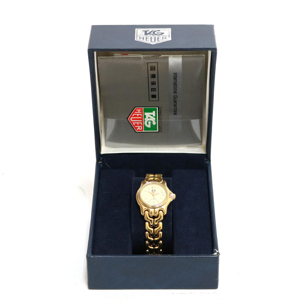 中古】 タグホイヤー TAG HEUER SS GP 腕時計 セル ステンレススチール GP S04.708M ゴールド シルバー レディ –  【公式】リサイクルキング オンラインショップ