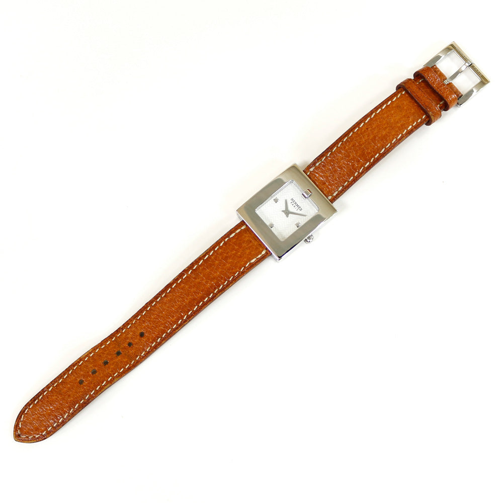 Hermes HERMES belt watch stainless steel BE1.110 ladies pre owned