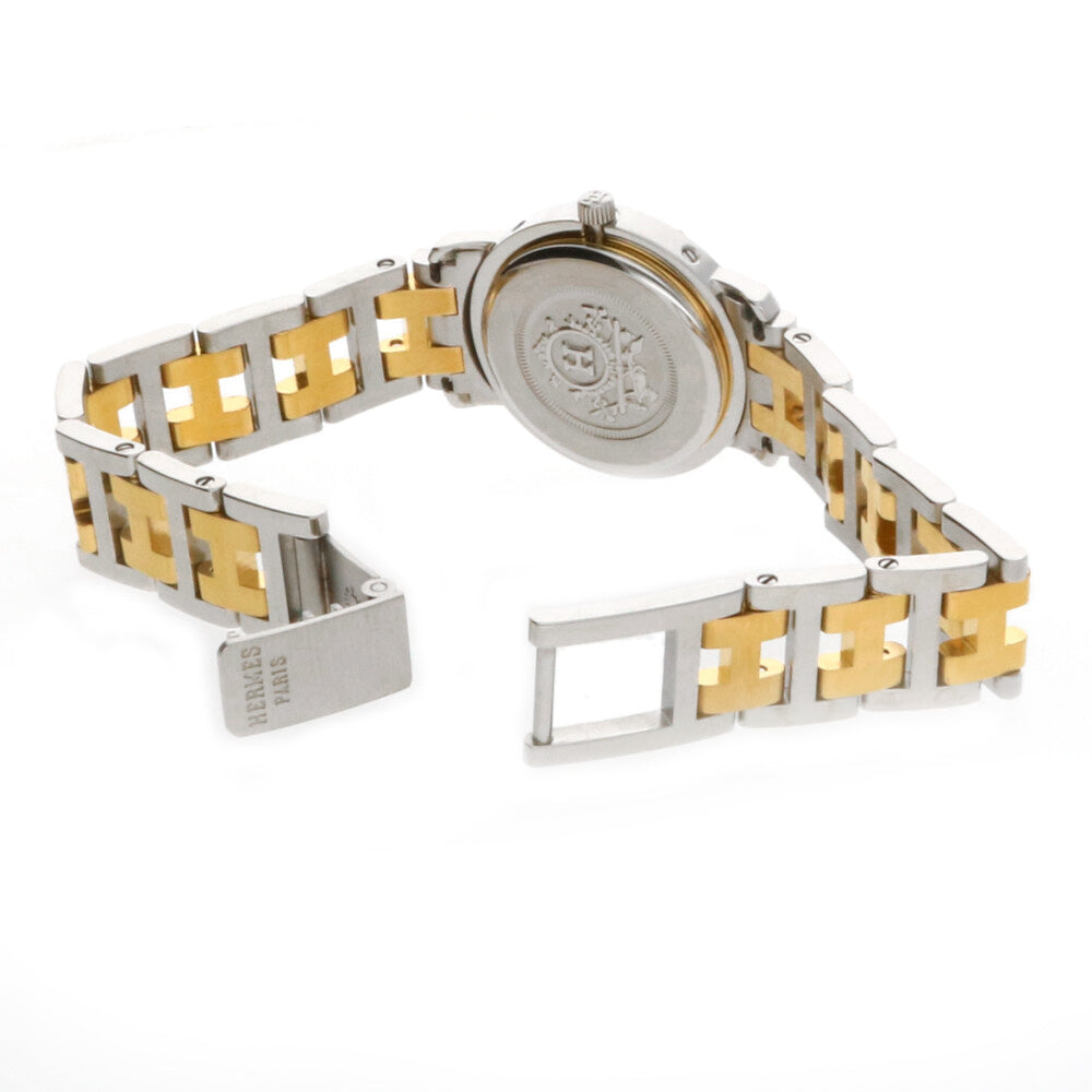 中古】 エルメス HERMES SS GP 腕時計 クリッパー ステンレス 中古】 エルメス HERMES SS GP 腕時計 クリッパー ステンレス