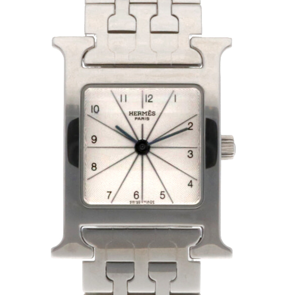 中古】 エルメス HERMES Hウォッチ SS 腕時計 ステンレススチール HH1 