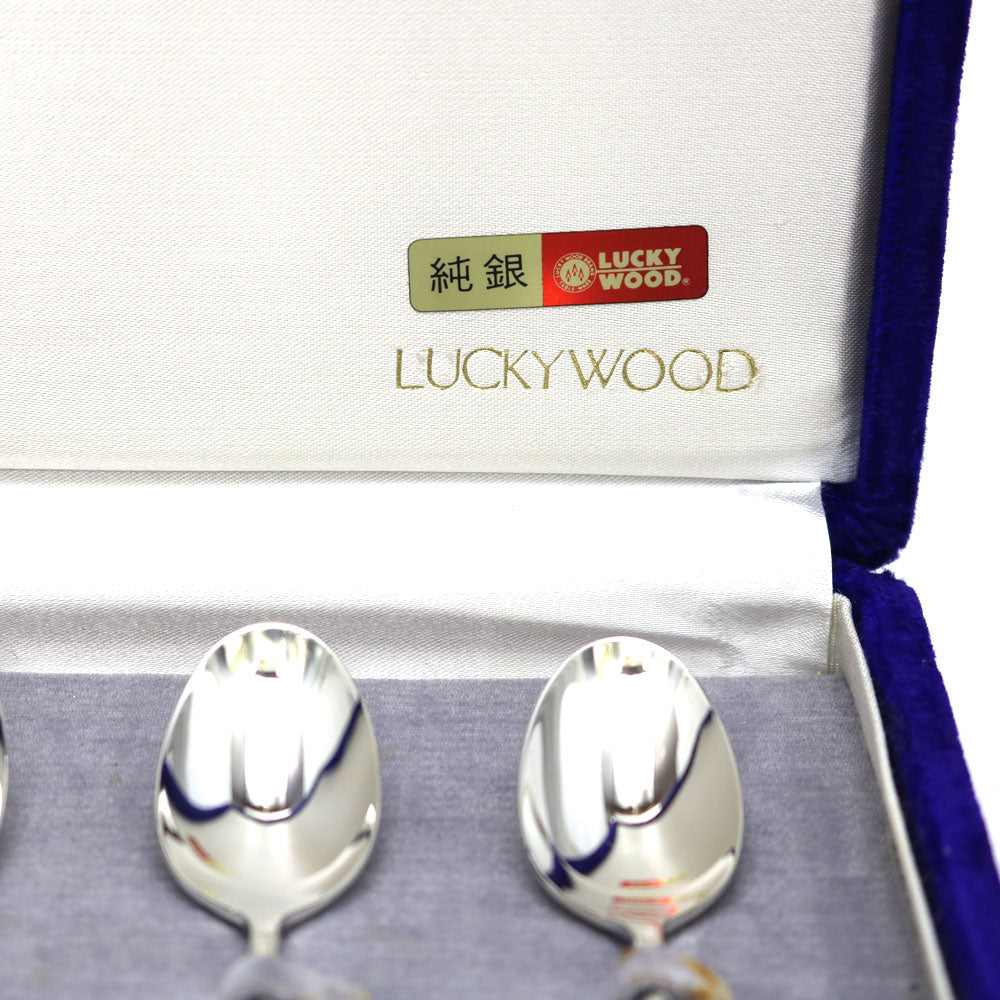 中古】 スプーン LUCKY WOOD製 5本 セット シルバー950 ユニセックス – 【公式】リサイクルキング オンラインショップ